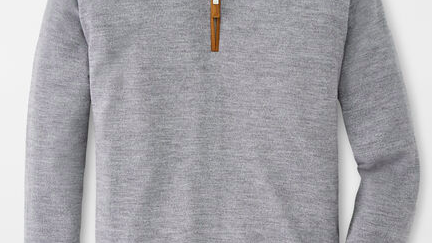 Crown Soft Suede Trim Quarter-Zip